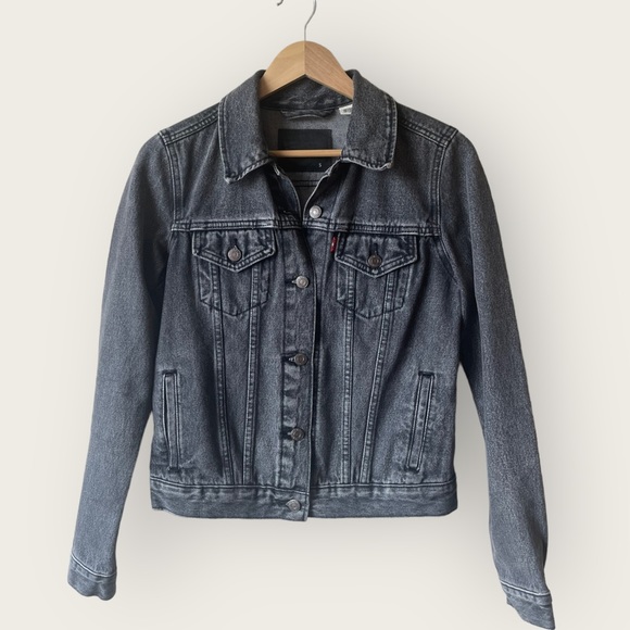 Levi's Jackets & Coats Faded Black Levis Denim Jacket Small Poshmark